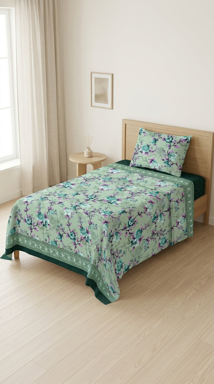 Crystal Cotton Single Bed Sheet HT110753