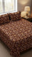 Stylo Double Bed Sheet Brown HT111302
