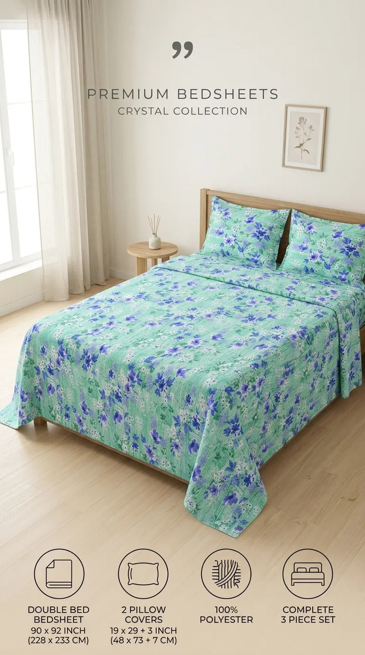 Stylo Double Bed Sheet Ferozy HT111517