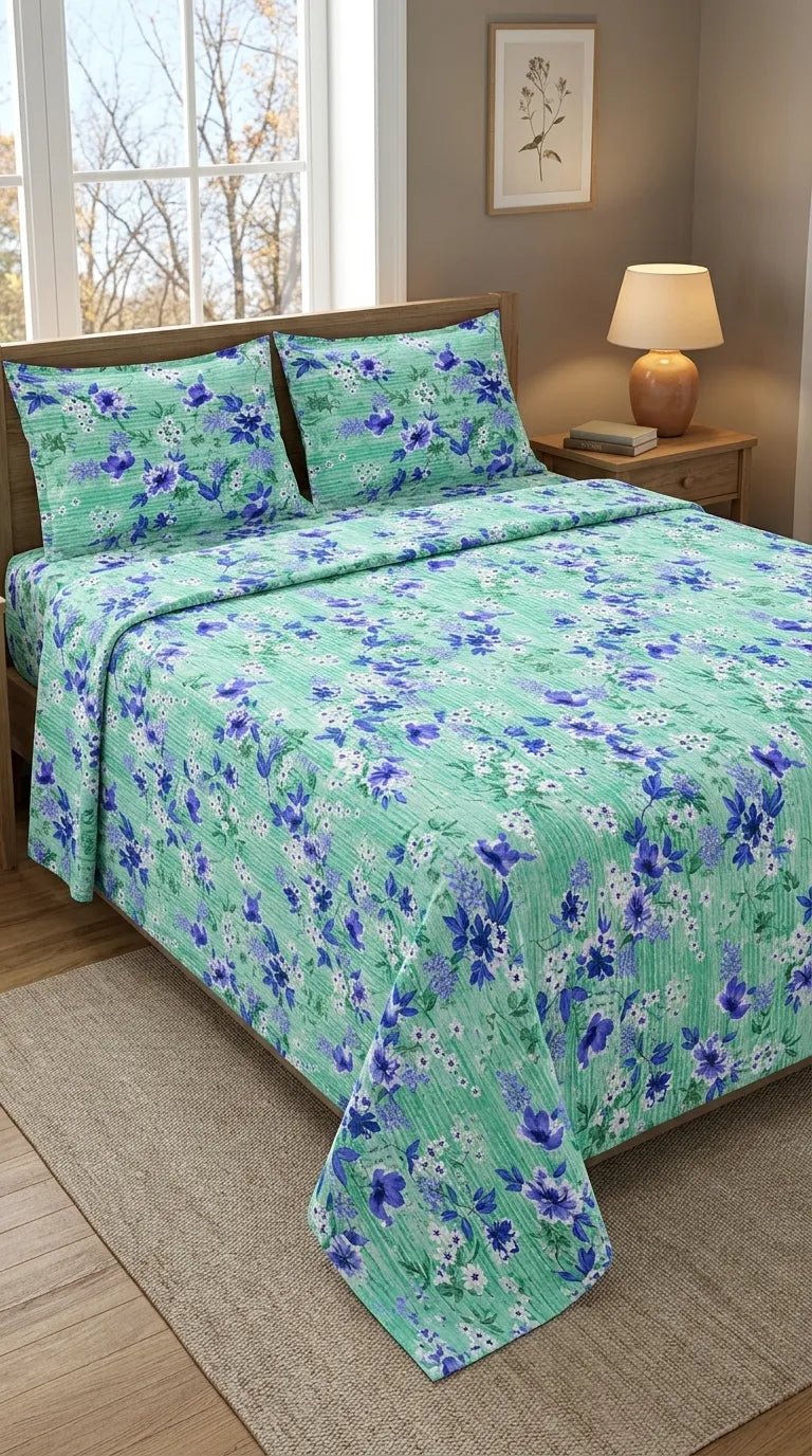 Stylo Double Bed Sheet Ferozy HT111517