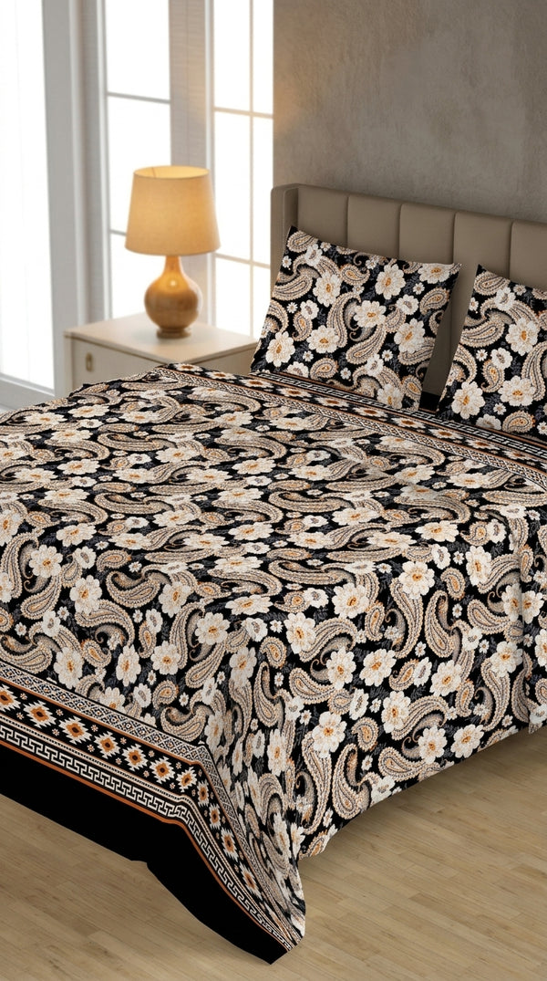 Crystal Cotton Double Bed Sheet HT112301