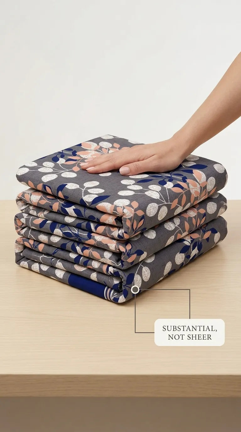Stylo Double Bed Sheet Blue HT112512