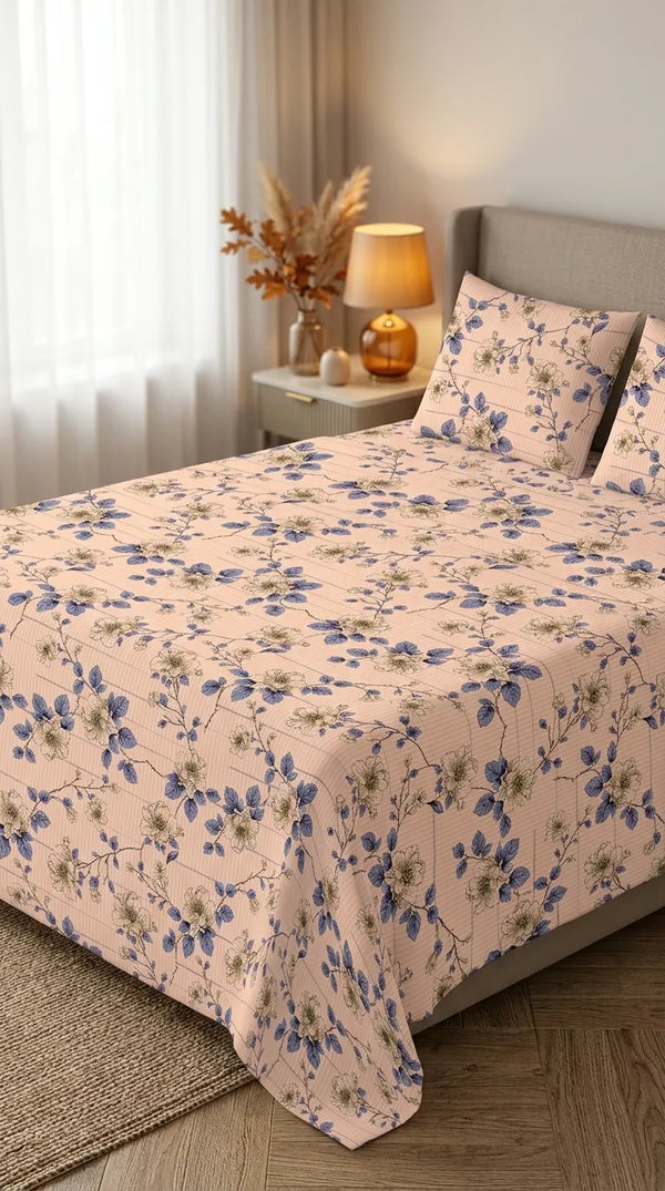 Stylo Double Bed Sheet Beige HT113562