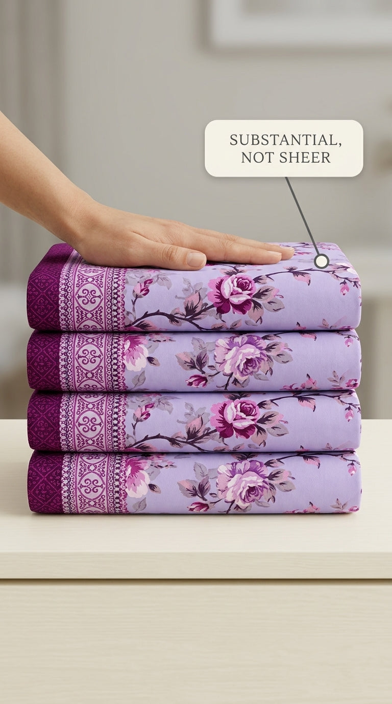 Crystal Cotton Double Bed Sheet HT114466