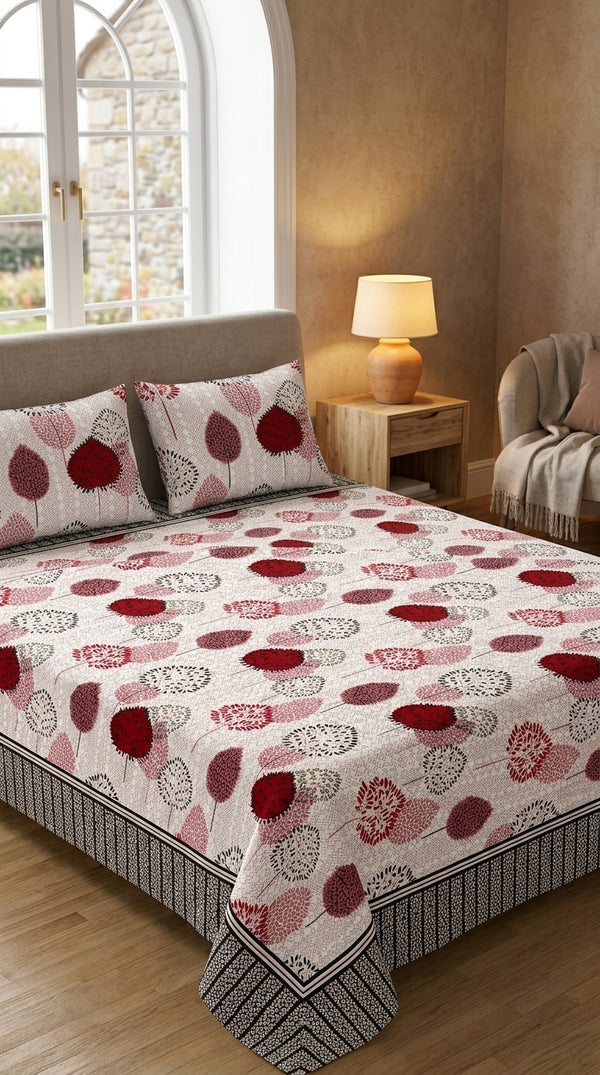 Crystal Cotton Double Bed Sheet HT114613