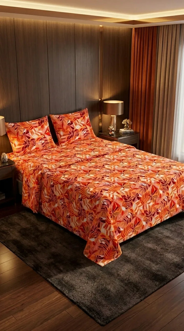 Stylo King Bed Sheet Mustard HT114906