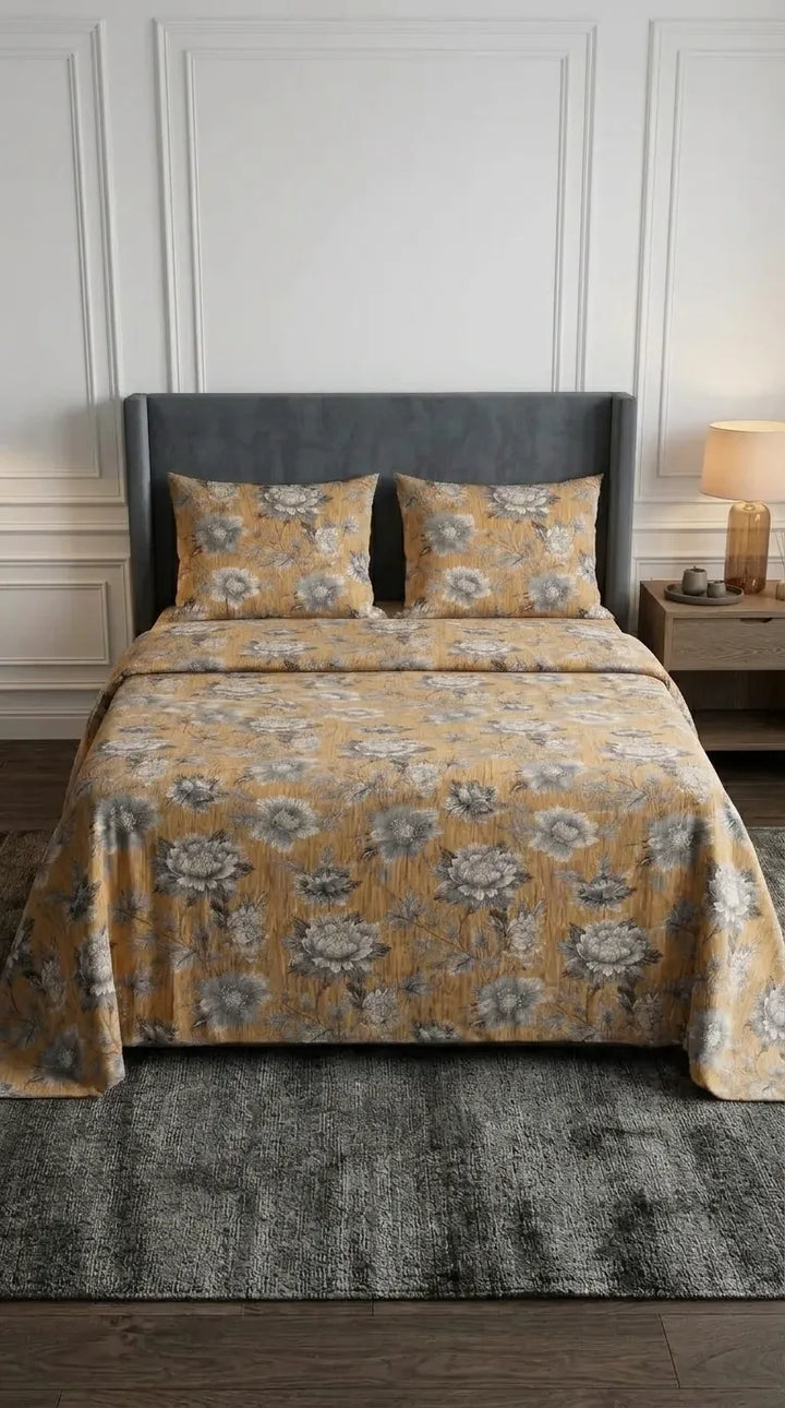 Stylo King Bed Sheet Brown HT115002