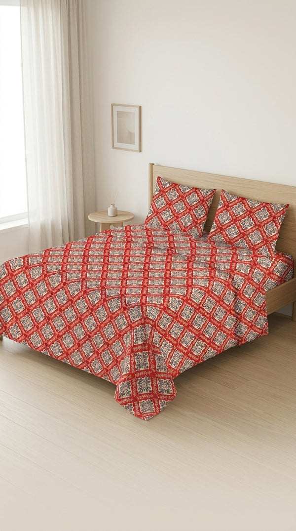 Crystal Cotton King Bed Sheet HT115213