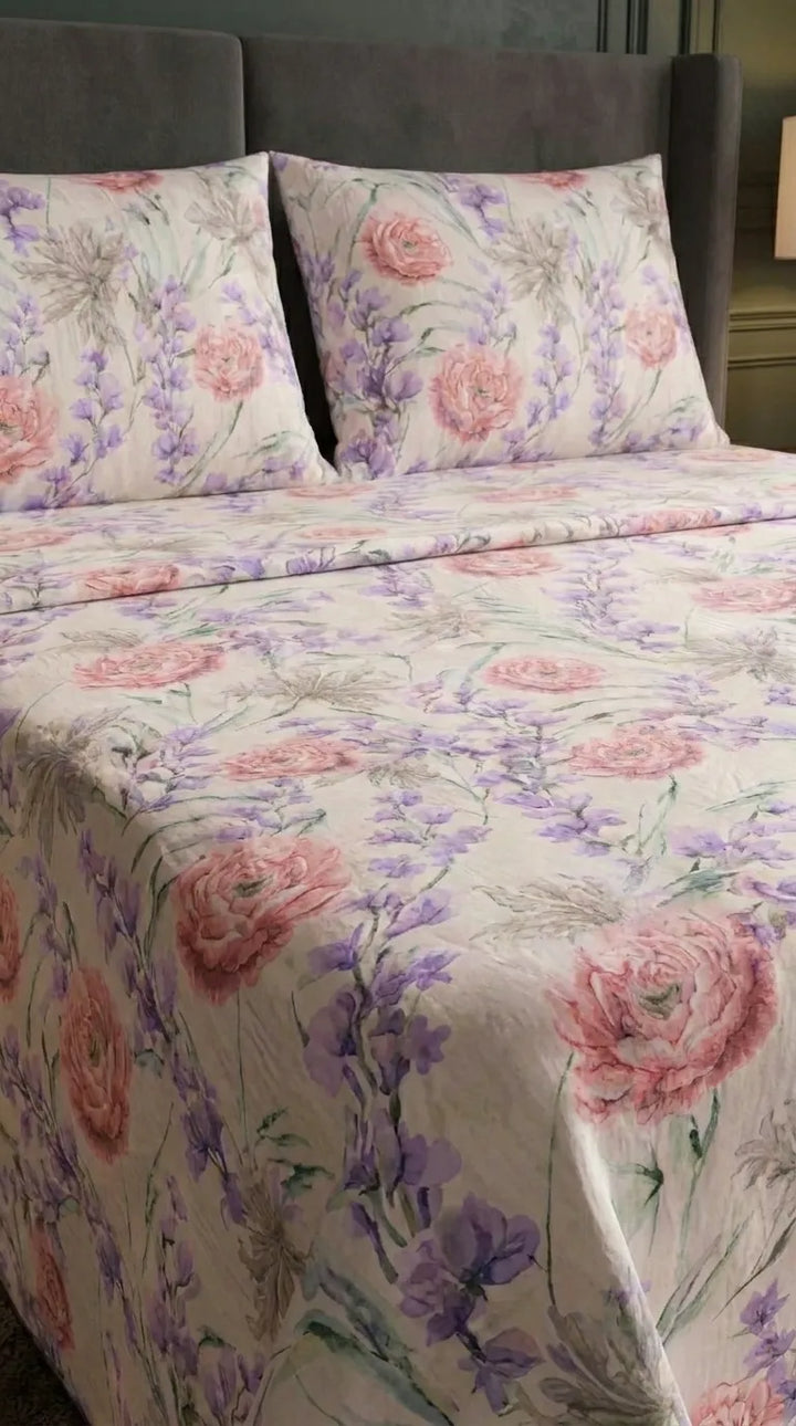 Stylo King Bed Sheet White HT115709