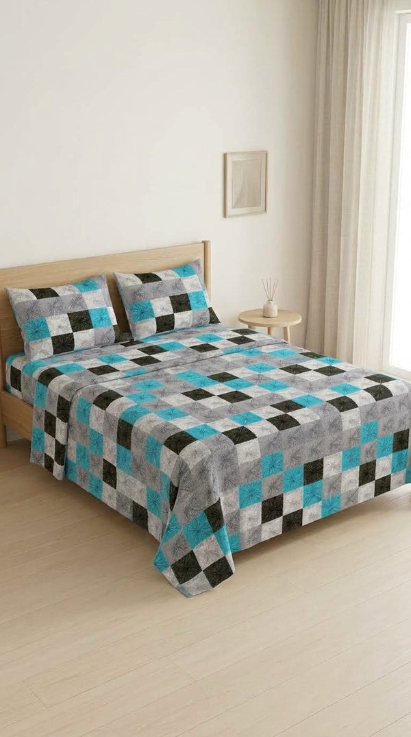 Crystal Cotton King Bed Sheet HT116017