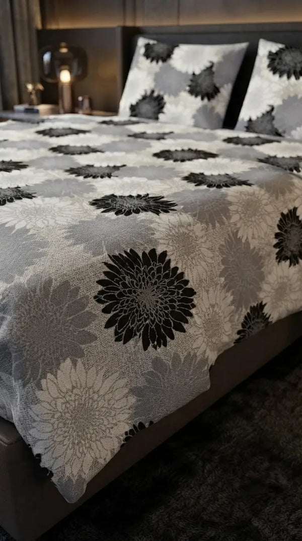 Stylo King Bed Sheet Grey HT116107
