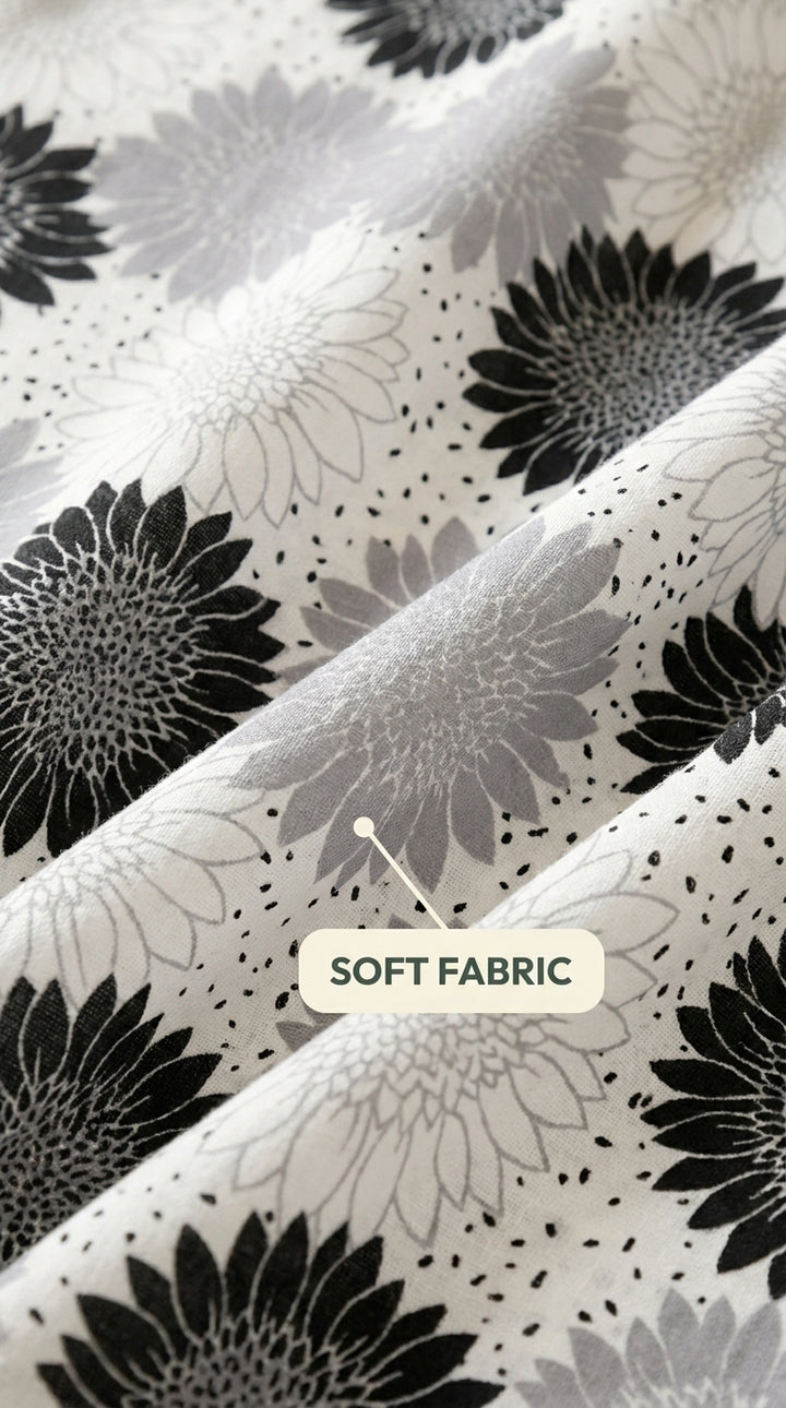 Crystal Cotton Double Bed Sheet HT110807
