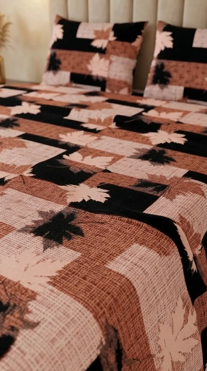Stylo King Bed Sheet Brown HT116302