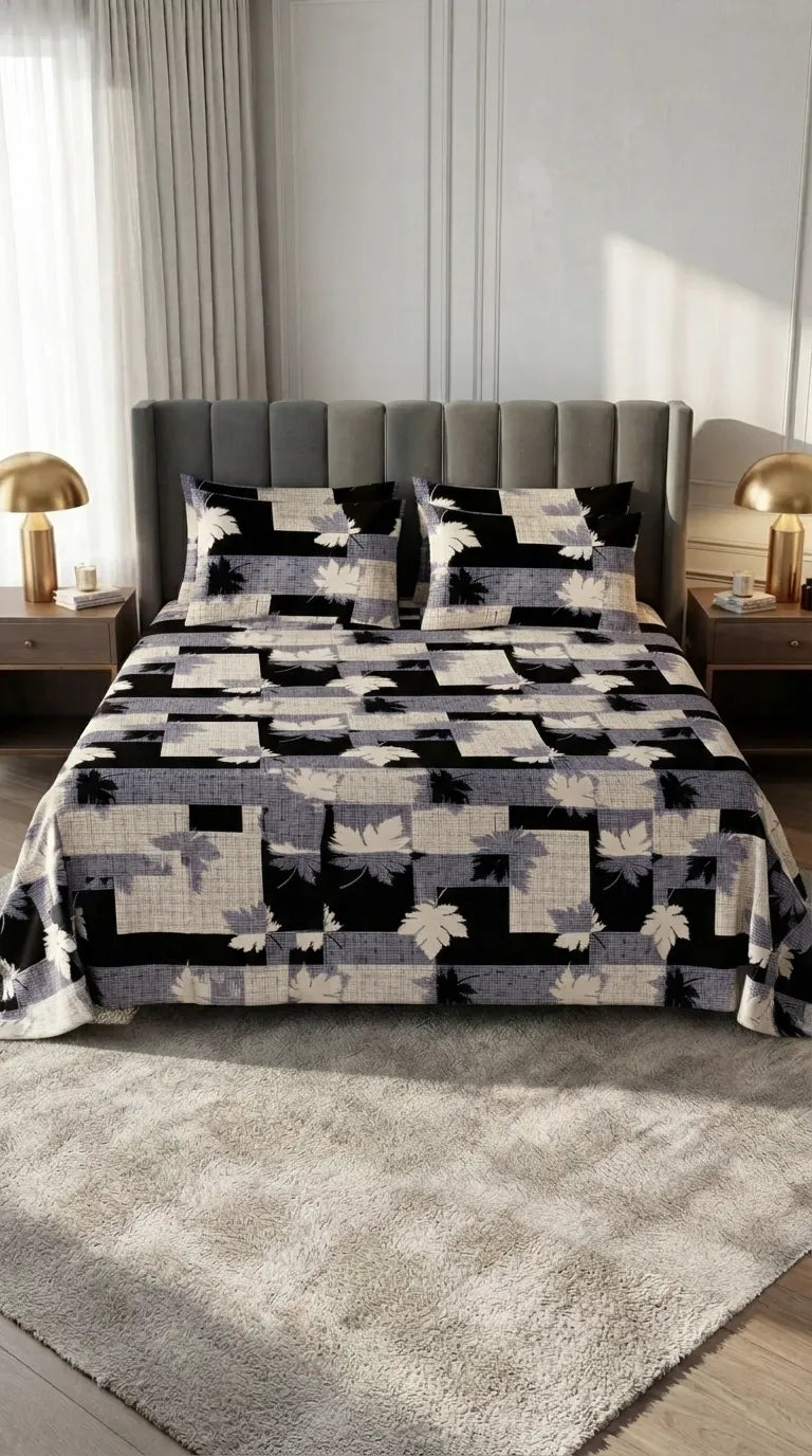 Stylo King Bed Sheet Grey HT116407