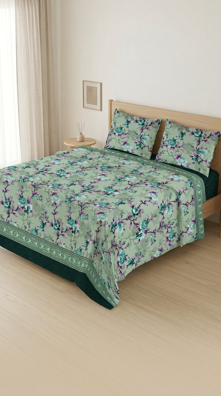 Crystal Cotton Double Bed Sheet HT110807
