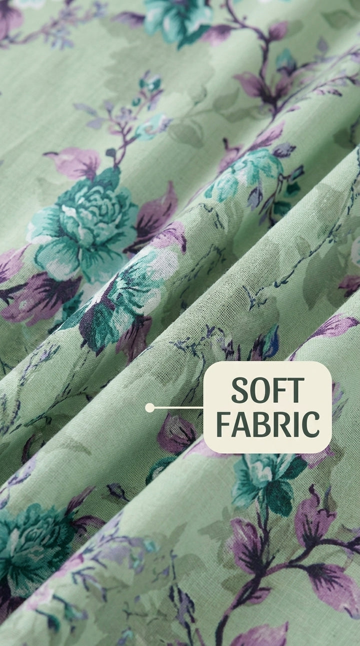 Crystal Cotton Double Bed Sheet HT110807