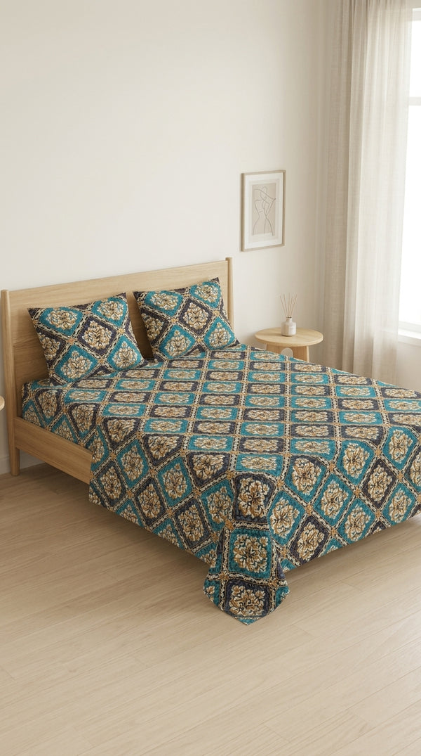 Crystal Cotton King Bed Sheet HT116611