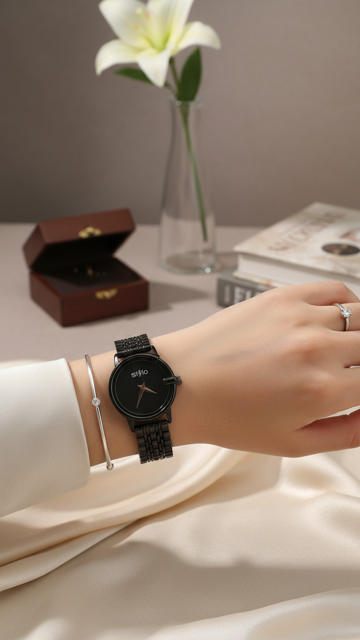 Black LADIES WATCH J33913