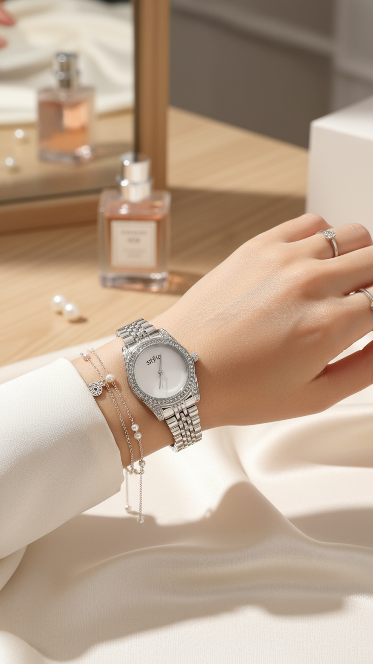 SILVER LADIES WATCH J33933