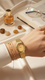 GOLDEN LADIES WATCH J33935