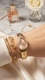COPPER LADIES WATCH J33936