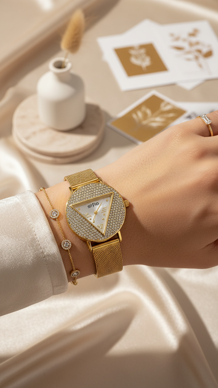 Golden Ladies Watch J33988