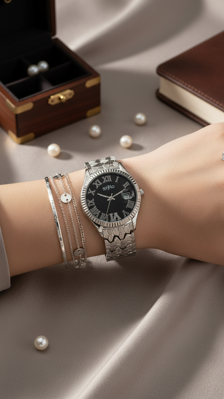 Silver Ladies Watch J34020