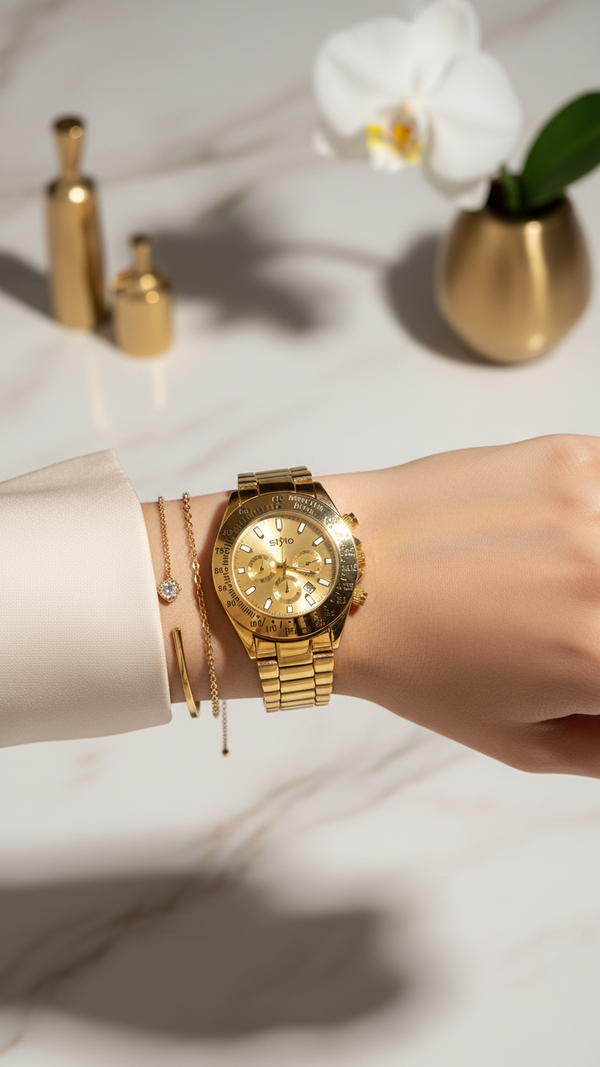 Golden Ladies Watch J34029