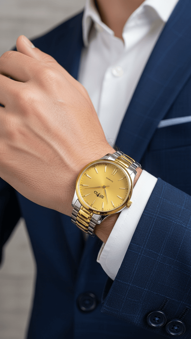 Two Tone Gents Watch J34105