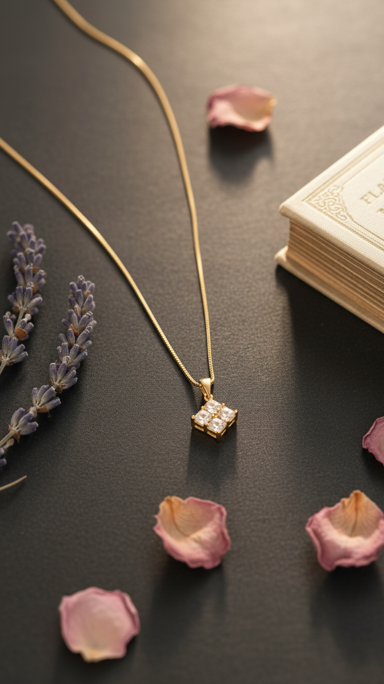 Golden Pendant J42931