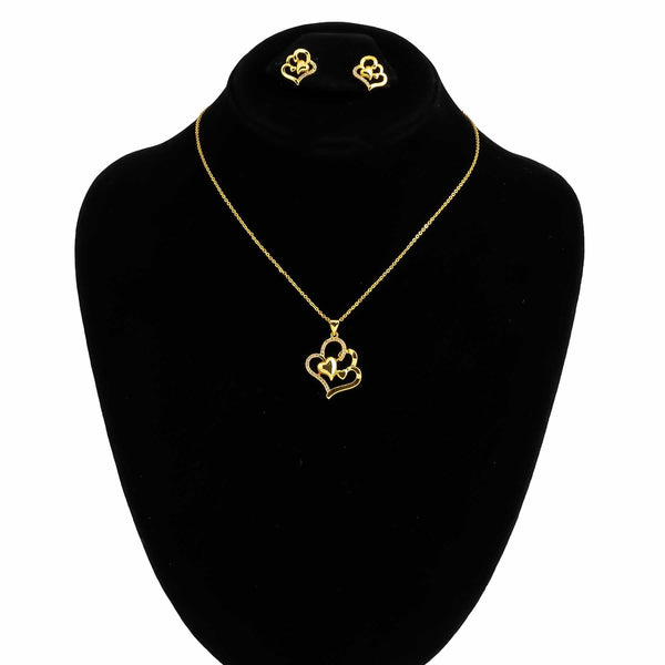 GOLDEN PENDANT SET J42957
