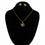 GOLDEN PENDANT SET J42957