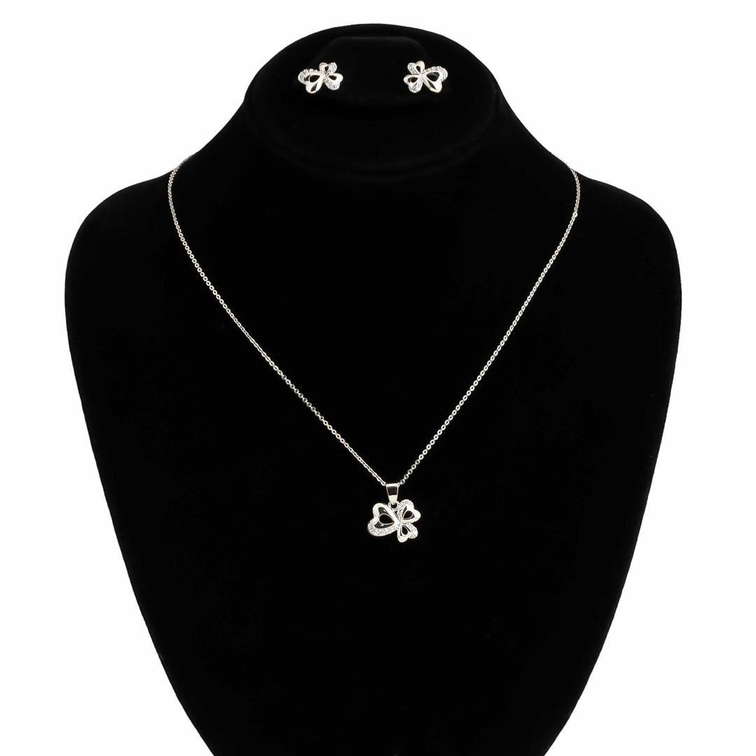 SILVER PENDENT SET J42963