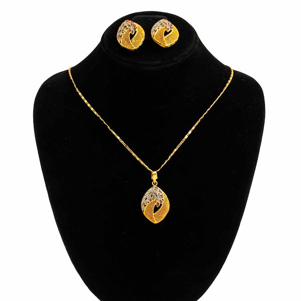 Maroon Pendant Set K95406