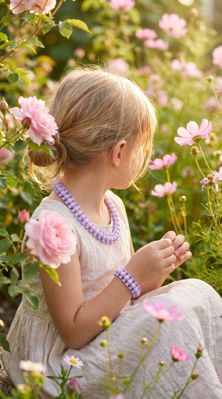 Necklace & Bracelet Set For Kids K96944