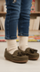 Girls Green Formal Moccasin KD0907