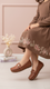 Girls Brown Formal Moccasin KD0911