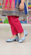 Girls Blue Formal Pumps KD0921