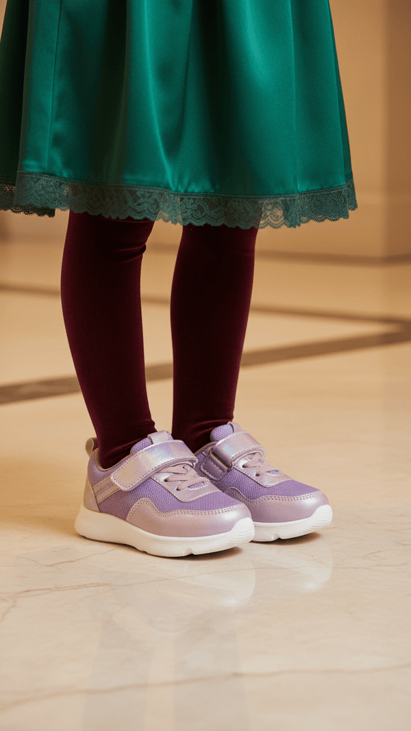 Girls Purple Casual Jogger KD1674