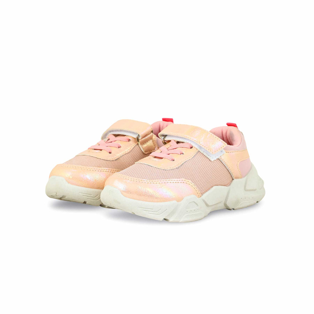 Girls Pink Casual Jogger KD1849
