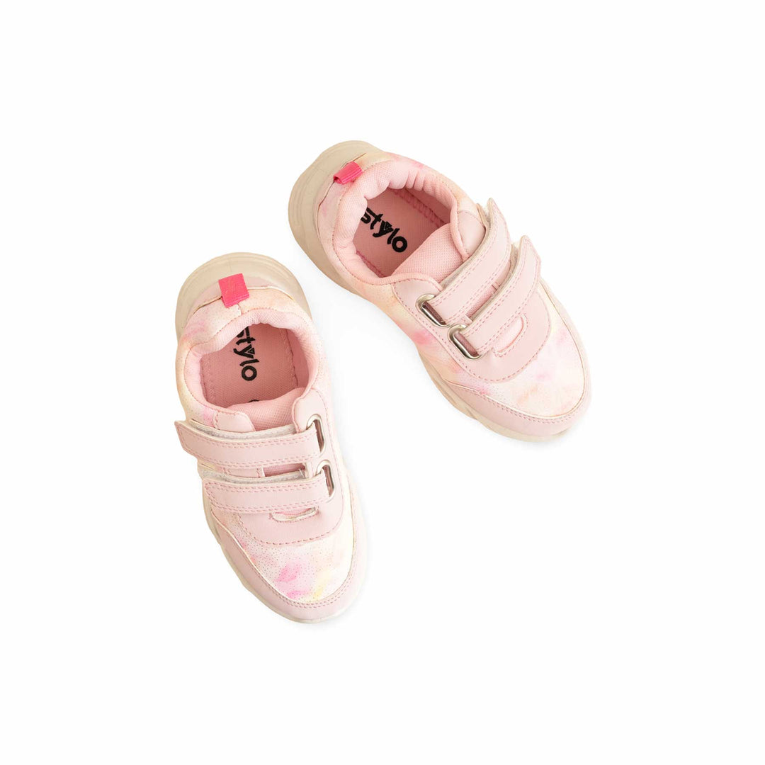 Girls Pink Casual Jogger KD1850