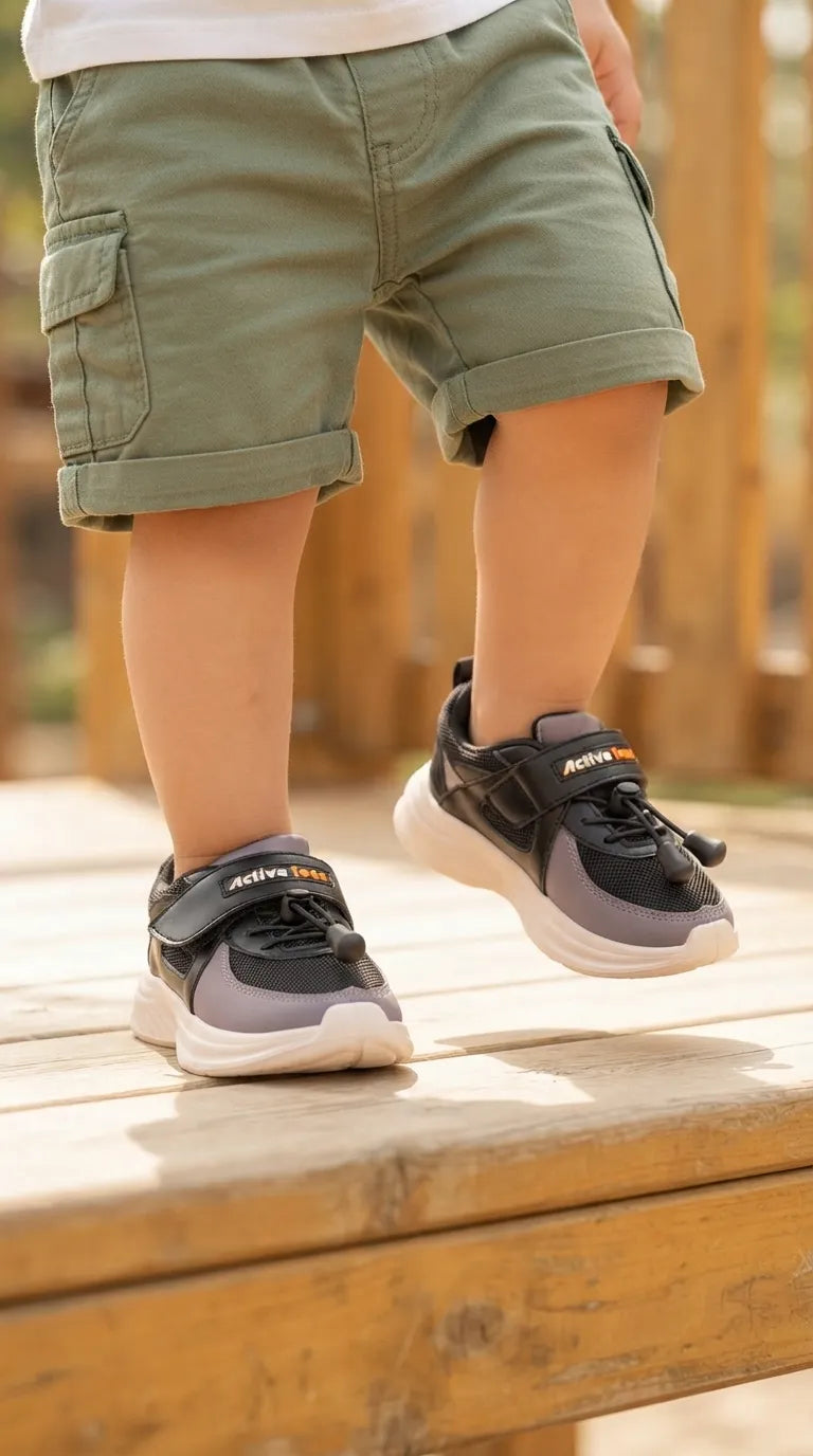 Boys Black Casual Jogger KD1897