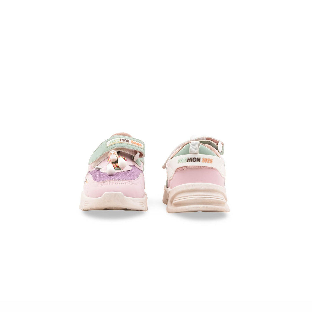Girls Pink Casual Jogger KD1902
