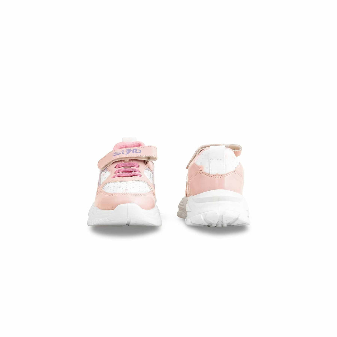 Girls Pink Casual Jogger KD1908