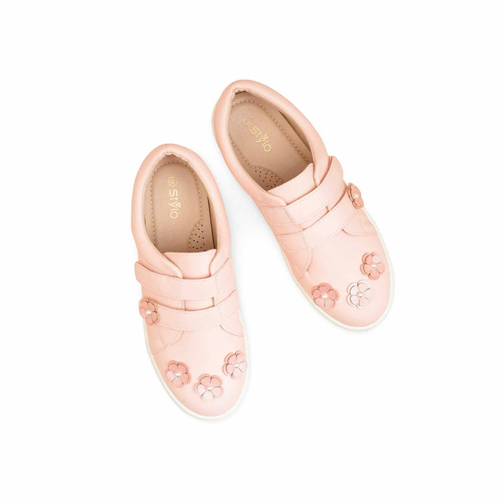 Girls Pink Casual Jogger KD1925