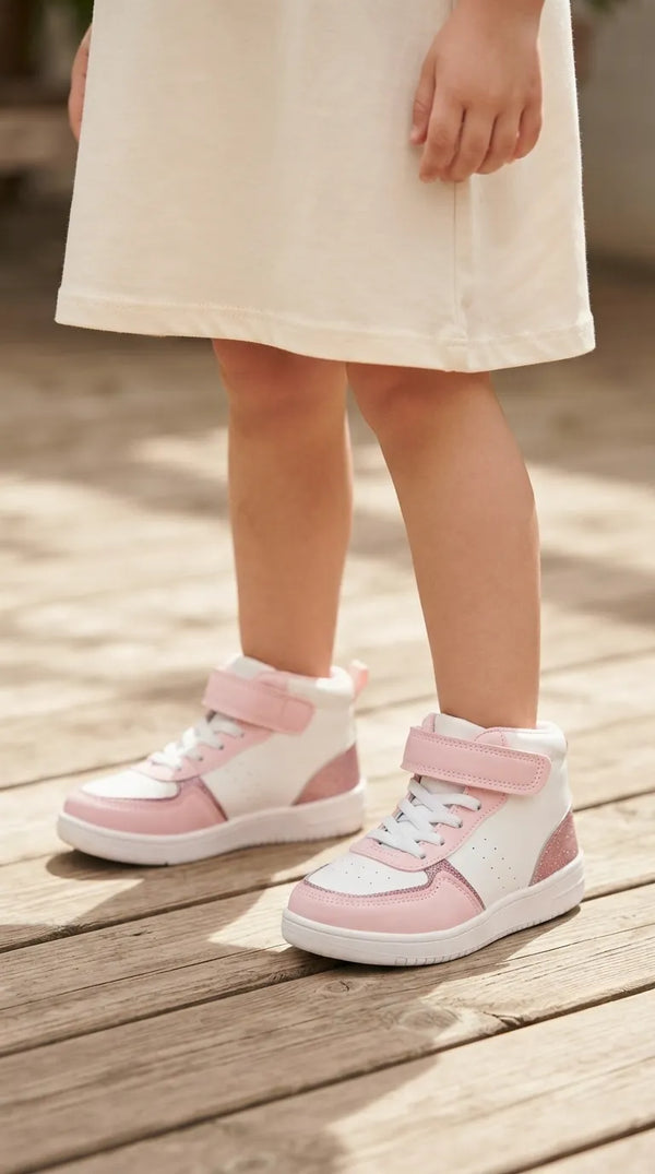 Girls Pink Formal Long Shoes KD1926