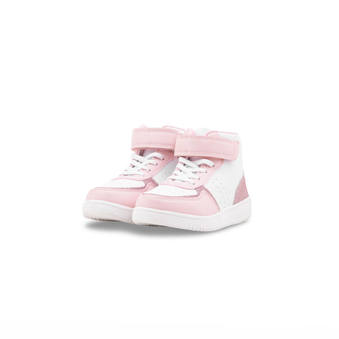 Girls Pink Formal Long Shoes KD1926
