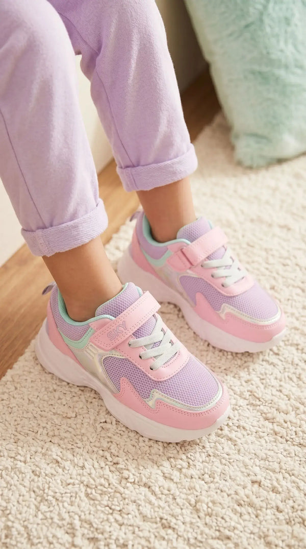 Girls Pink Casual Jogger KD1927