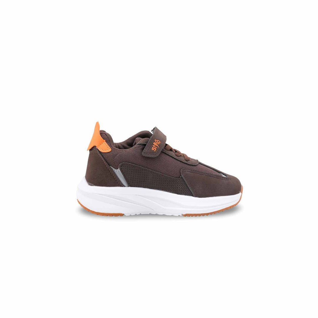 Girls Brown Casual Jogger KD1931