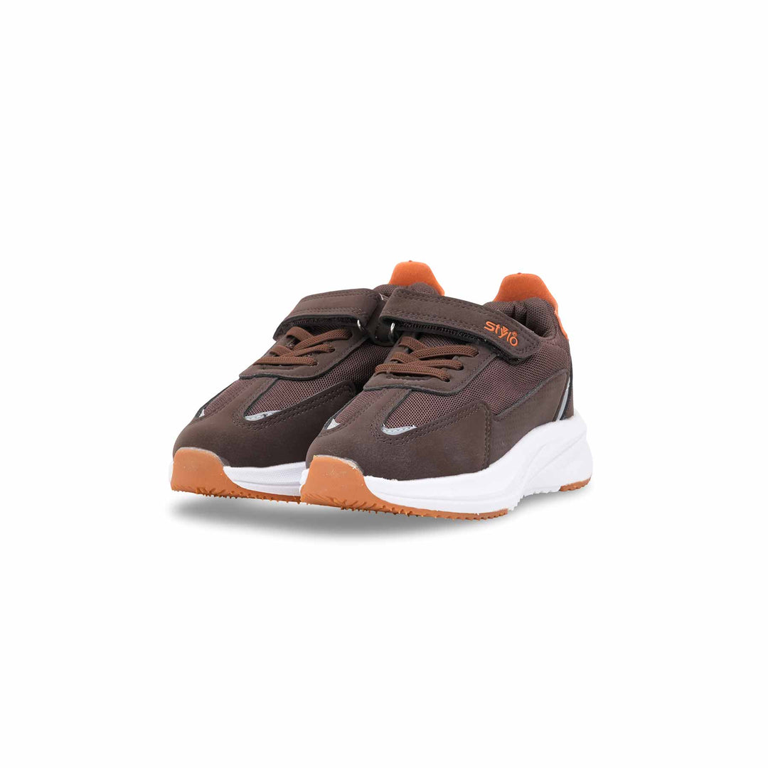 Girls Brown Casual Jogger KD1931